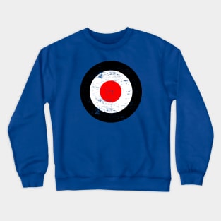 Mod target roundel black red Crewneck Sweatshirt